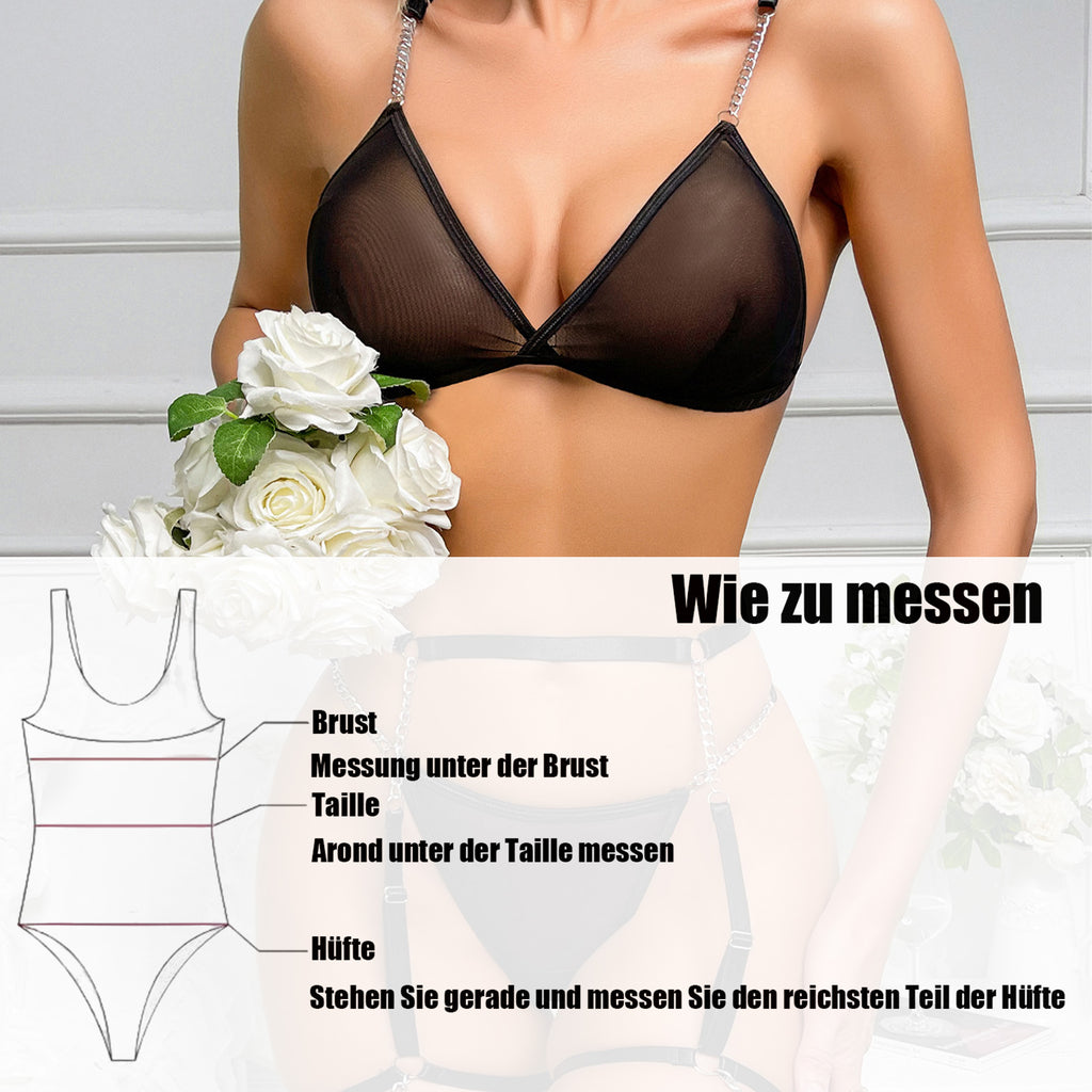 Elegante Verführung in Schwarz & Silber