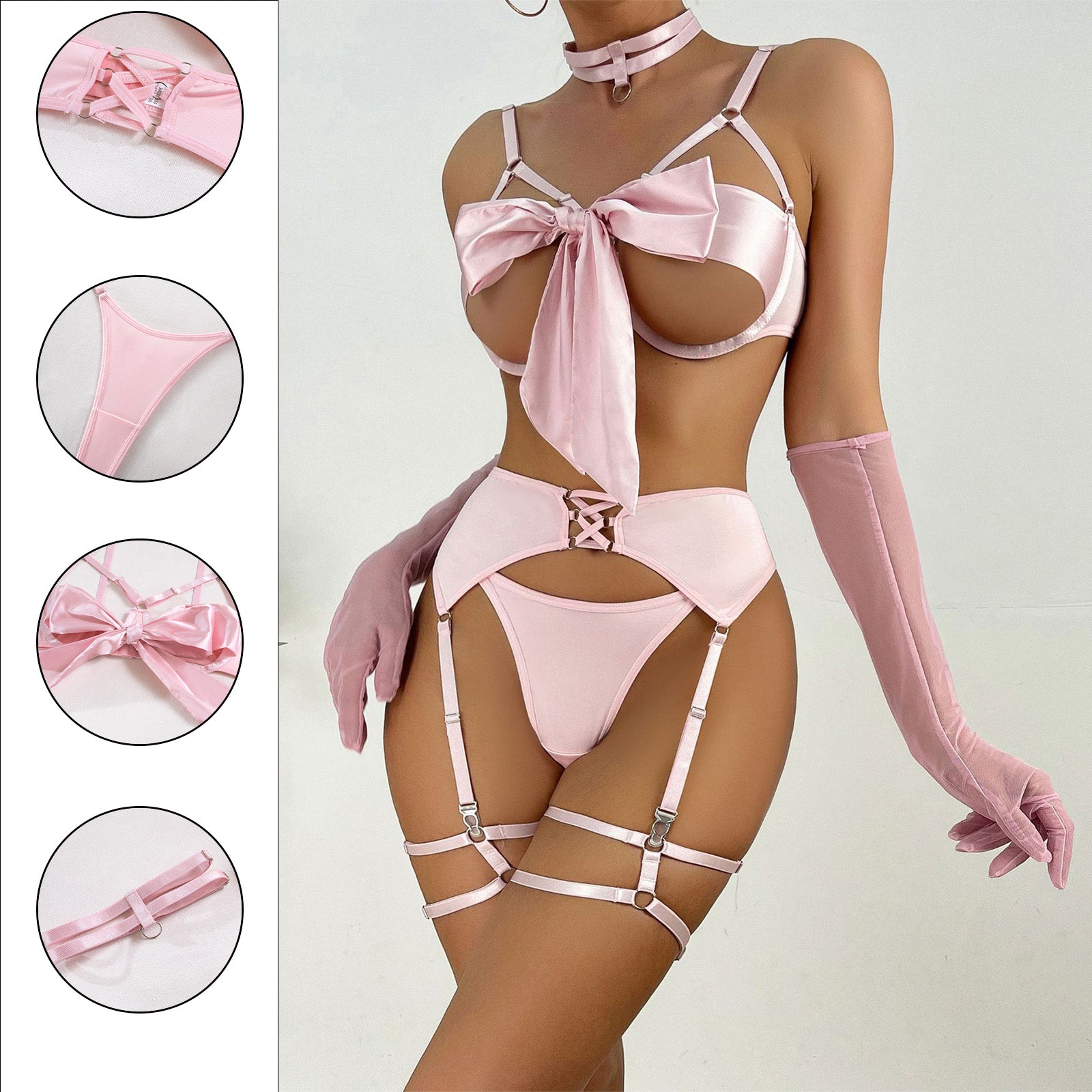 Verführung in Rosa: Schleife & Bänder